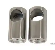 Supporti passamano cilindrici in acciaio inox